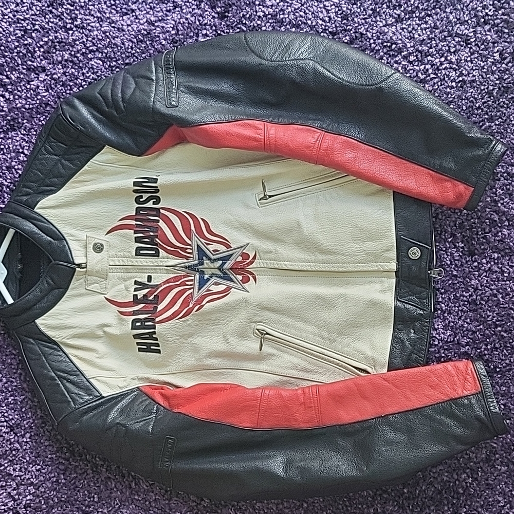 Permanently Closed! Harley Davidson Vintage Leather Jacket